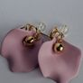 Blushing Blossom Petal Drop Earrings Image 6