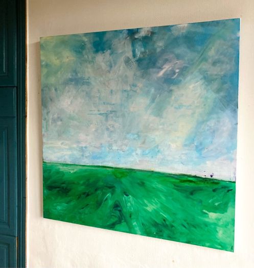 XL Original painting original Art Irish Art 100x100x4cm New Artwork