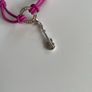 Thomas Sabo Textile Wristlet with Silver Guitar Charm Image 2