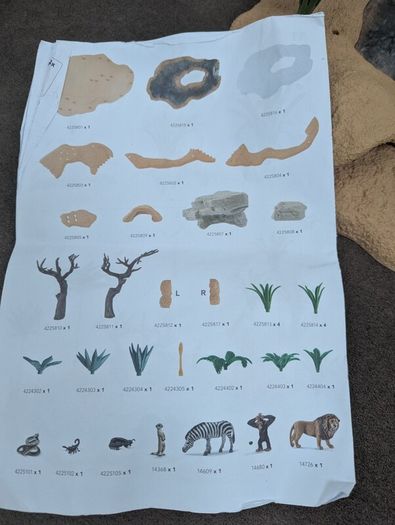 Rare Schleich Watering Hole Playset