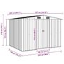 Garden Storage Shed Green Image 9