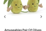 New JELLYCAT Amuseables Pair Of Olives