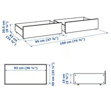 Under bed storage drawers