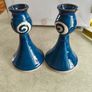 Jack O Patsy Pottery Pair of Candlesticks Image 8