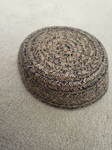 Woven bowl for keys and trinkets