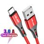 USLION Micro USB Fast Charging QC 3.0-2.0 2A (3M) & Data Sync Nylon Braided Cable (Brand New/Warranty) Image 5
