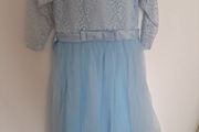 Blue Lace Flower girl dress 9-10
