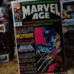 Marvel Age ! Issue #105 ! Official Marvel Zombie Magazine ! 1991 ! by Marvel !