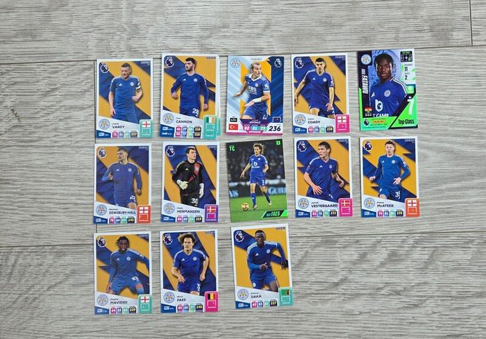 Leicester City football cards