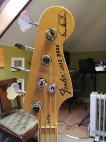 Fender Jazz Bass MIJ Marcus Miller Tobacco Sunburst.