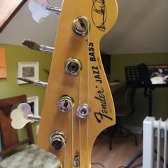 Fender Jazz Bass MIJ Marcus Miller Tobacco Sunburst.