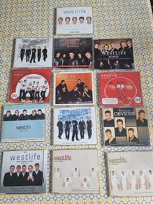 Collection of Westlife single CDs. Includes 4 limited editions