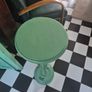 Vintage solid heavy wood painted Plantstand Image 10