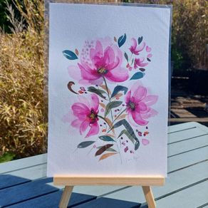 Original Watercolour Floral Painting