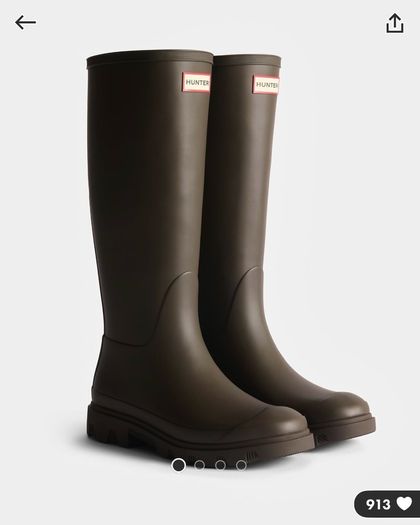 Hunter rain boots