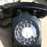 Antique 1940's Art Deco Monophone Telephone Black Bakelite Rotary Dial Phone Image 6