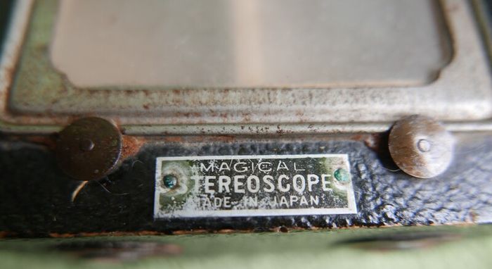 Antique Magical Stereoscope stereo viewer Japan, 1950s