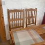 4 Solid Oak vintage dining chairs Image 3
