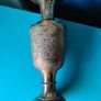 Vintage Brass Vase Image 3