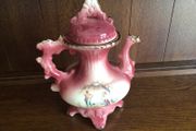 Large Decorative vintage pink coffee pot