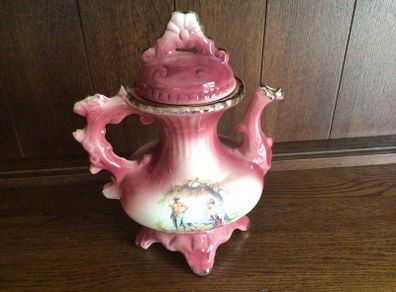 Large Decorative vintage pink coffee pot