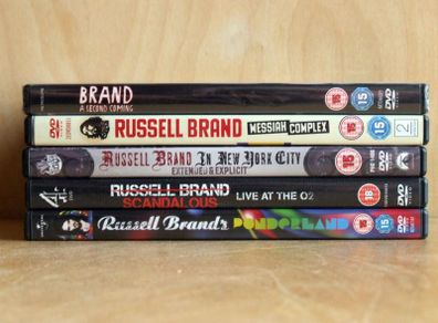 Russell Brand stand-up comedy DVDs