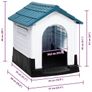 Dog House Blue 57x68x66 cm Polypropylene Image 6