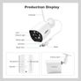 2K 4MP IP Camera Mobile App Waterproof Dual-WiFi Motion Detection Colour Night Vision Two-Way Audio Image 7