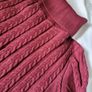 Jumper dress dark red M Image 6