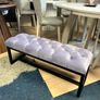 SALE! Metal frame bench velvet seat Image 4