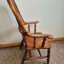 Authentic 19th-Century English High-Back Windsor Armchair Image 3