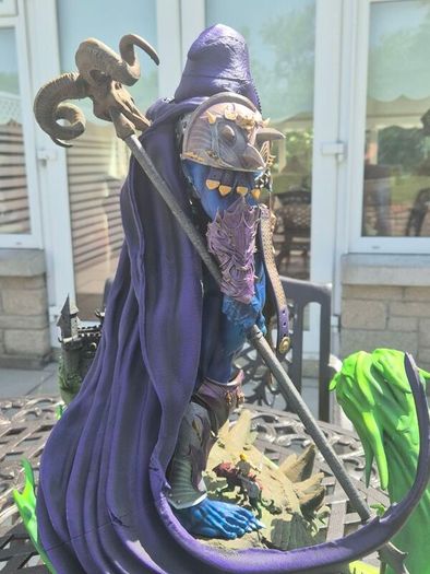 skeletor 3d printed and painted