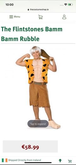Bamm Bamm costume
