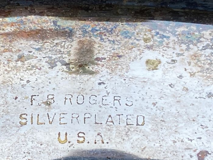 F. B. Rogers USA Silver Plated dish