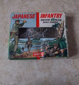 Airfix : Japanese Infantry : 1960s - 80s Soldiers - 00 Scale