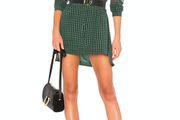 House Of Harlow 1960 Green Shirt Dress