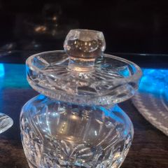 Waterford crystal sugar jar