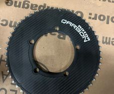 Rotor carbon aero chainring
