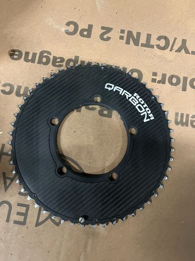 Rotor carbon aero chainring