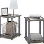 NEW SALE| Simplistic 2-Pack End Table, Side Table, Nightstand, 39.6 x 39.6 cm (2-Pack) Image 7