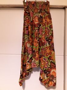 Boho yoga style trousers