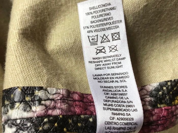 Savida Pink Animal Print Pleather A Line Knee Length Skirt /pockets L Uk  16 Including Post
