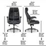 Lazyboy leather office chair Image 7