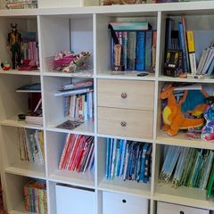 IKEA Kallax 4x4 + Drawers & Boxes