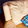 mustard leather armchair Image 2