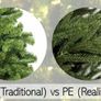 Full PE 7ft Super Realistic Artificial Christmas Image 4