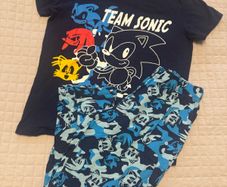 Sonic Boys Pyjamas Set  11/12 Years
