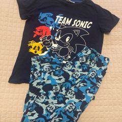 Sonic Boys Pyjamas Set  11/12 Years