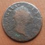Hibernia. Three Half Pennies. George III reign. Worn Image 2