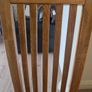 6 solid oak dining chairs Image 8